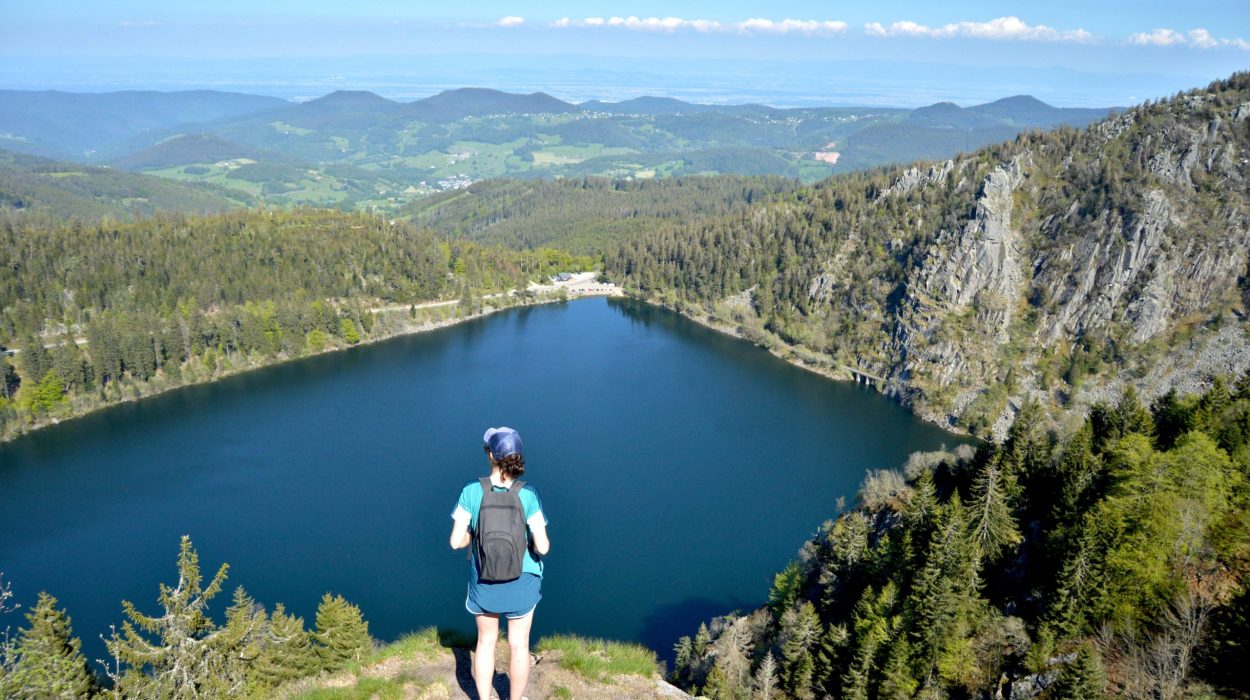 Panorama sur le Lac Blanc depuis les Crêtes