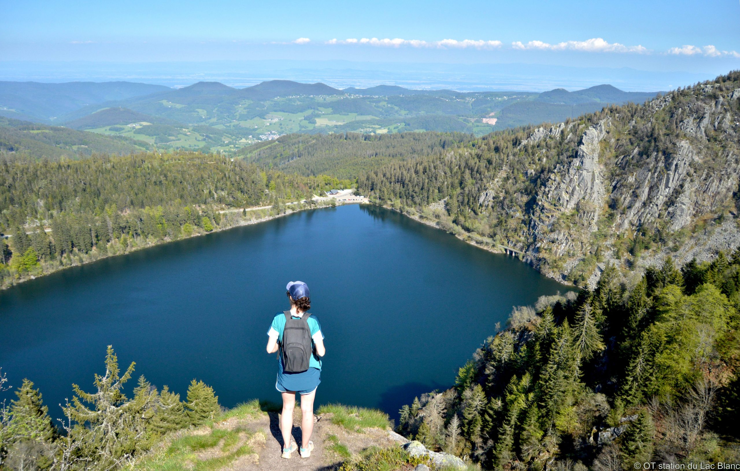 Panorama sur le Lac Blanc depuis les Crêtes